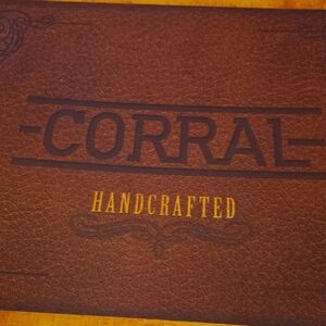 Corral Handcrafted Leather in Rich Brown